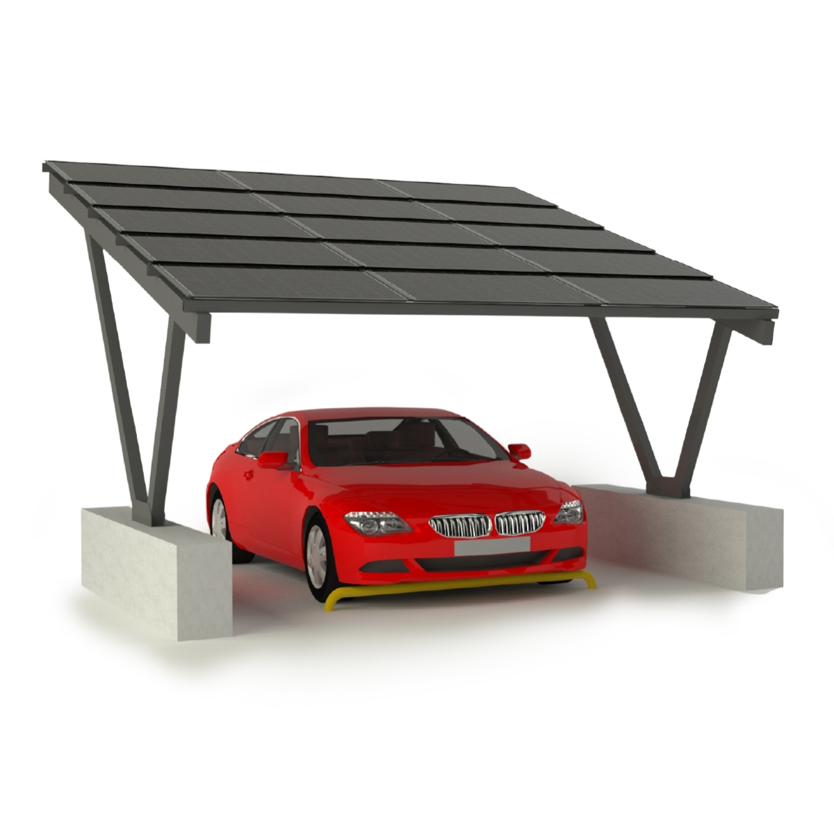 1 Car Solar Parking Lot/Carport