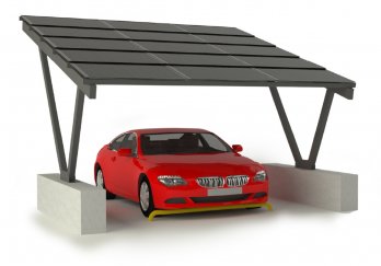 1 Car Solar Parking Lot/Carport